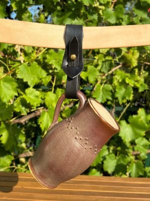 Usnjeno držalo za na pas